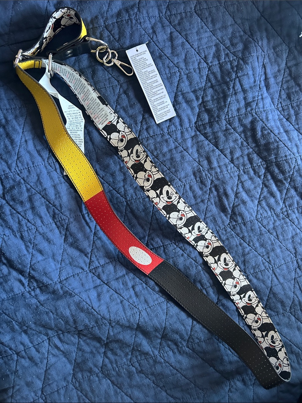 Mickey Mouse Pin Trading Bag Strap